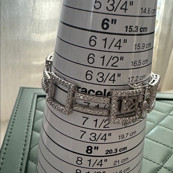 Sterling silver Geometric Bracelet - Picture 9 of 9